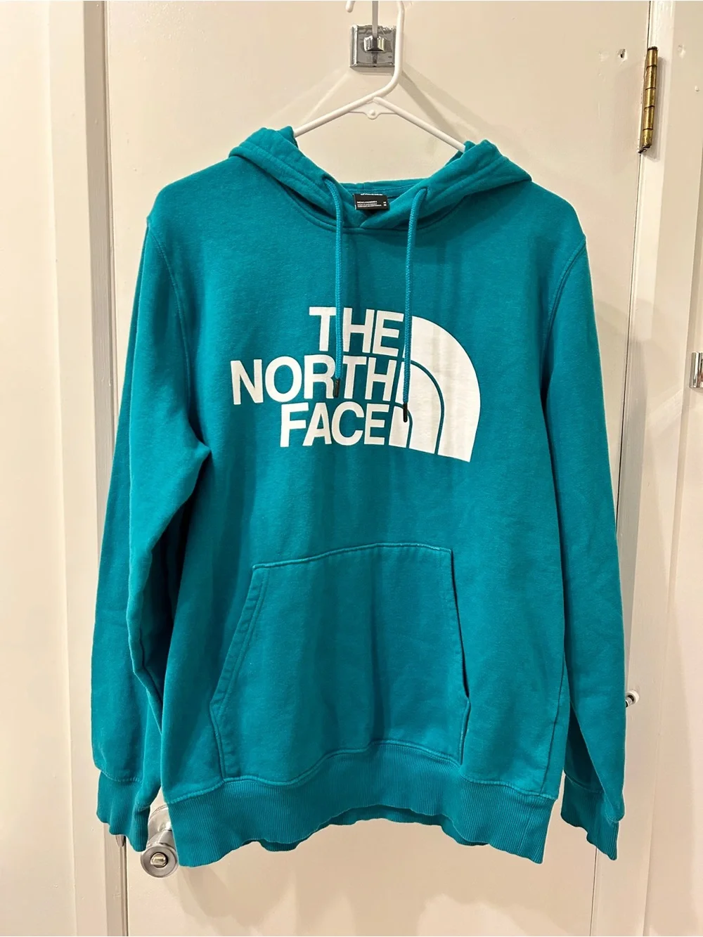 The North Face Unisex Teal/Deep Nori Logo Pullover Hoodie